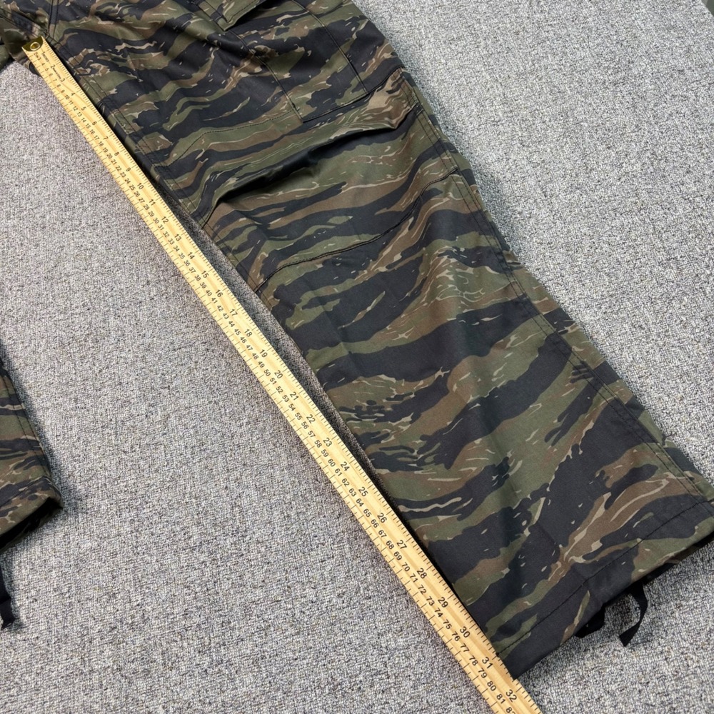Vintage Tiger Stripe Camo Cargo Pants Mens Medium 31-35 Waist Military Vietnam - Picture 4 of 7